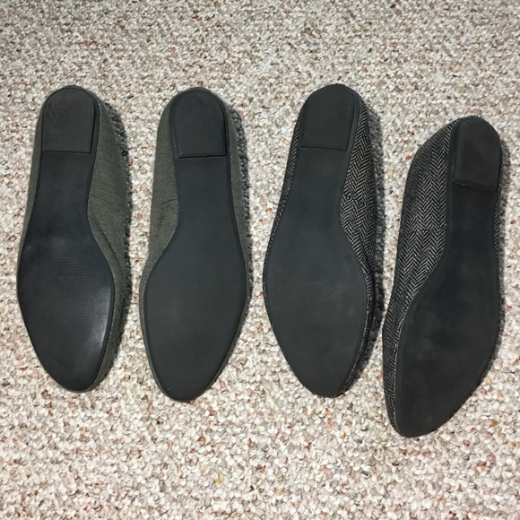 2 pairs of BGD Urban Outfitters fabric flats - Picture 7 of 8